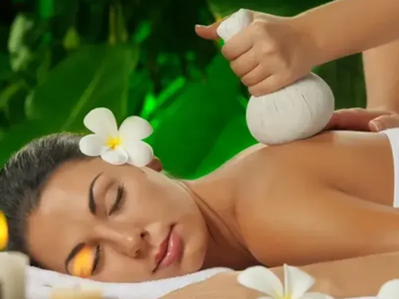 Image of oil being poured onto hand