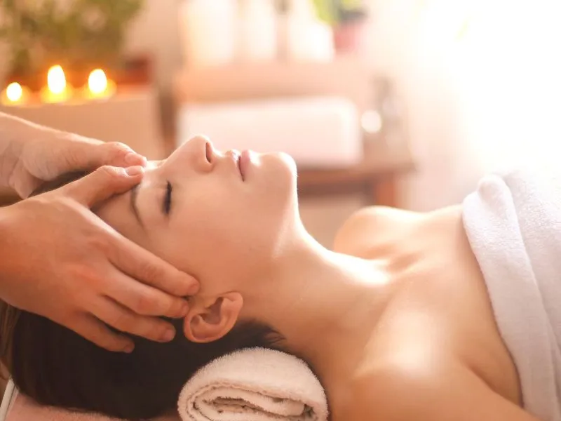 Image of oil being poured onto hand